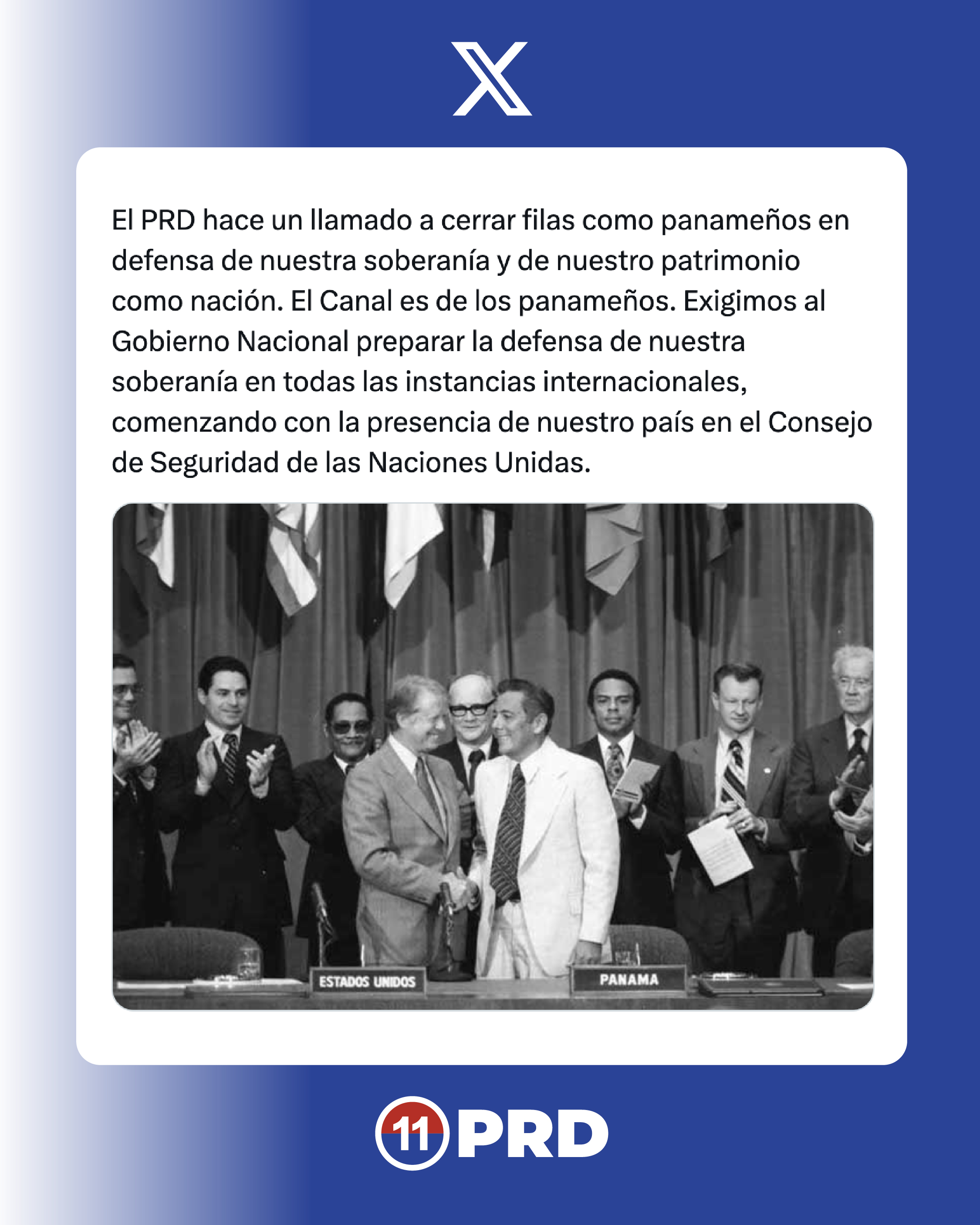 ¡El Canal de Panamá se respeta y se defiende con la verdad y firmeza!